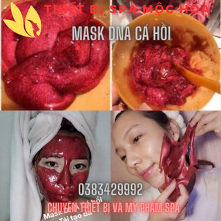 1 kg mặt nạ collagen dna cá hồi, bột mặt nạ dẻo mask dna cá hồi handmade dưỡng trắng cấp ẩm