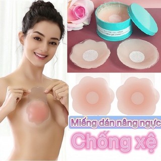 Bộ 4 cặp dán ngực hộp thiếc nipple silicone