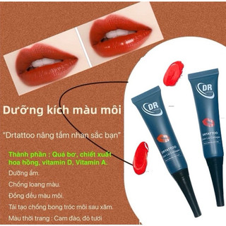 Son dưỡng môi Dr chính hãng, son dưỡng môi kích màu sau phun xăm tuýp 20g