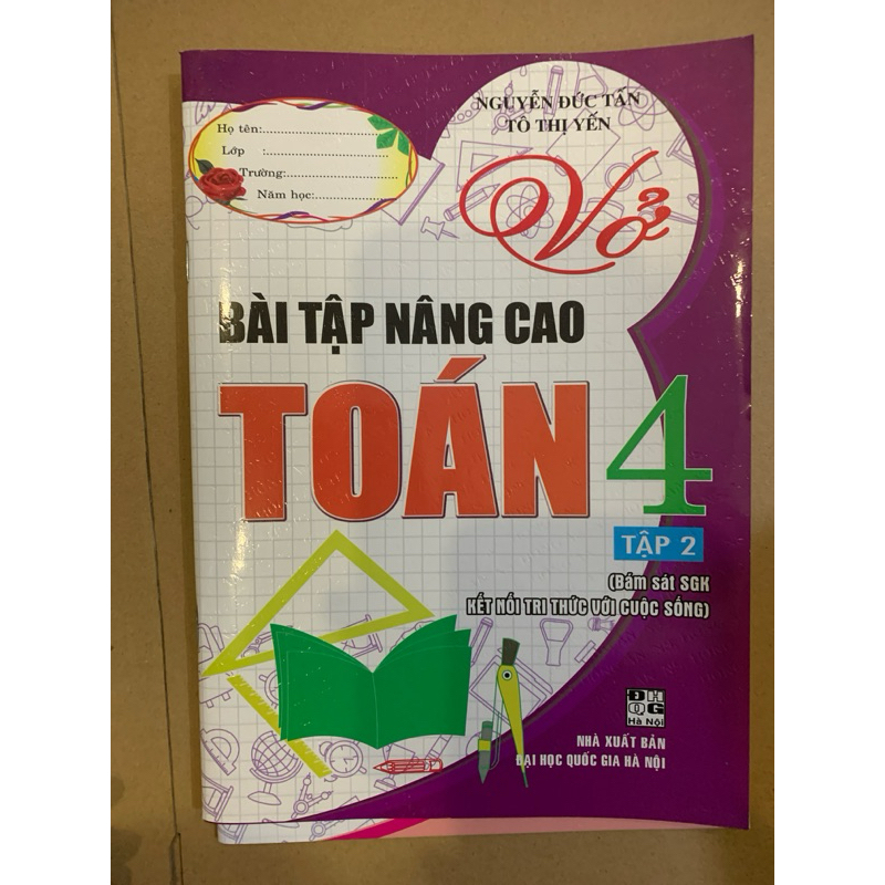 Sách -  Vở Bài Tập Toán Nâng Cao 4 -