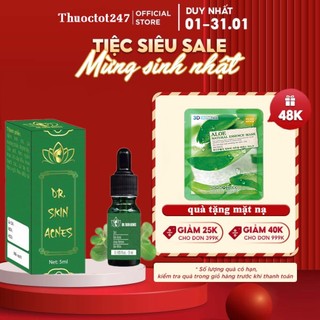  ✅ Serum Mụn Dr.Skinacnes 👍 Freeship  ❤️   Giảm Mụn  - Giảm Thâm-  Sẹo Rỗ Lâu Năm  - Sáng Da   