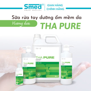 Sữa rửa tay THA PURE giúp làm sạch da tay, dưỡng ẩm da mềm mịn, hương dưa thanh mát