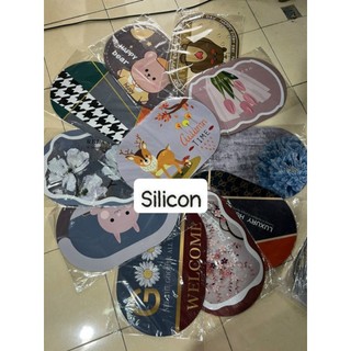 thảm lau chân silicon thấm hút nước