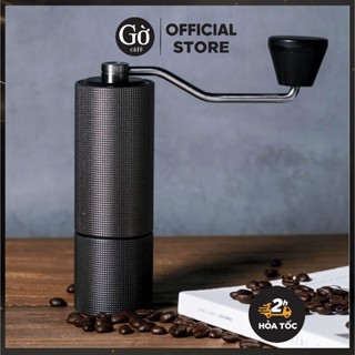 Máy xay cà phê bằng tay thép không ghỉ CNC, cối xay bằng tay thủ công