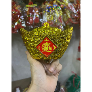 Thỏi vàng lớn 15cm trang trí tết, giỏ quà tháp bánh,,,
