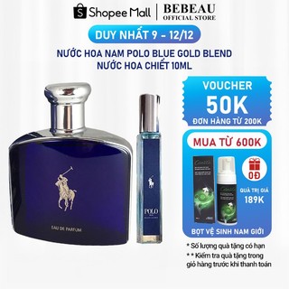 Nước hoa nam polo blue gold blend - nước hoa chiết 10ml thương hiệu ralph lauren, nước hoa thơm lâu - tv34c