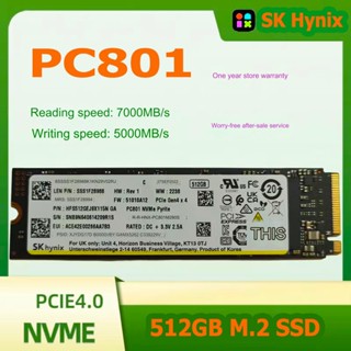 SSD SK Hynix PC801 512GB/ 1TB NVME 4.0 | Samsung PM9A1 1TB