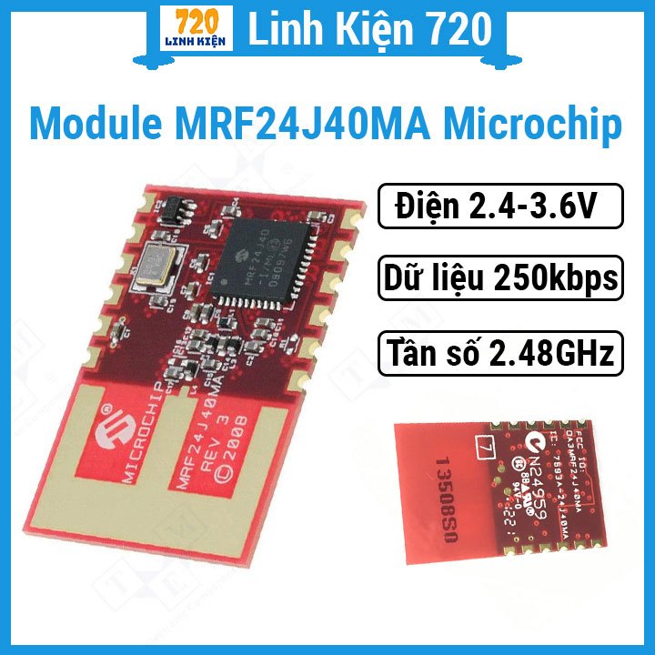 Module MRF24J40MA Microchip chất lượng cao