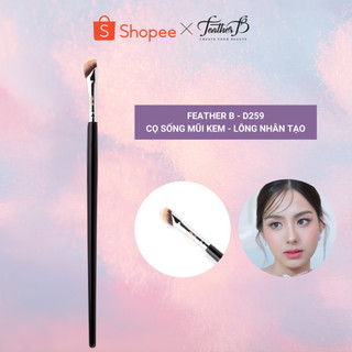 Cọ khối sống mũi kem highlight D259 Feather B - Lông nhân tạo