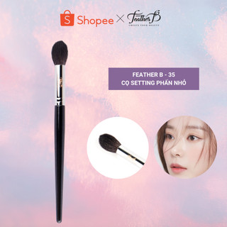 Cọ highlight - setting - má hồng feather b f35