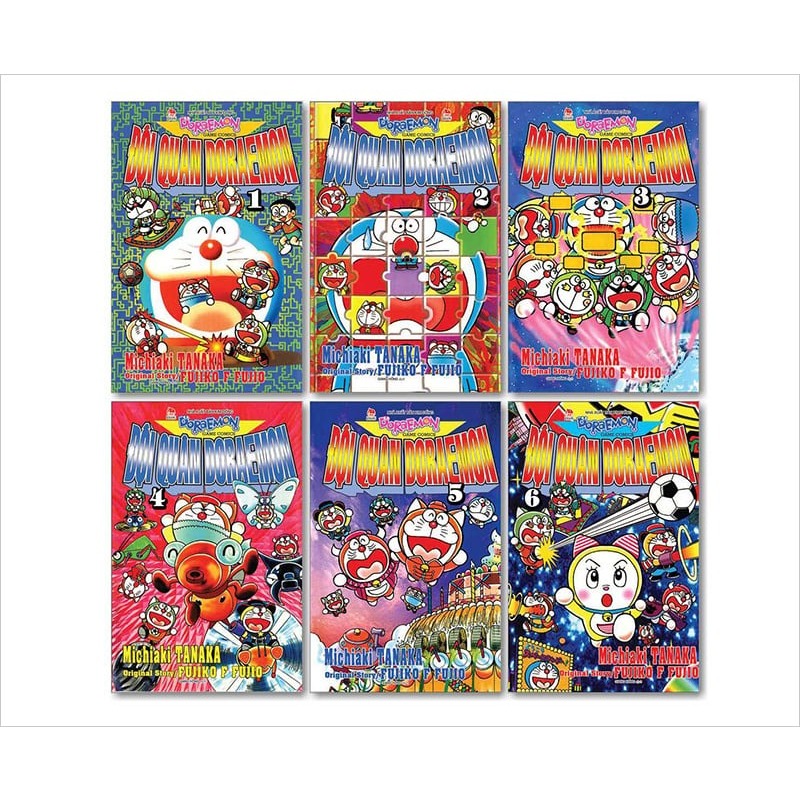 Truyện - Combo Đội quân Doraemon (6 tập)