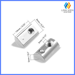 Đai ốc Trượt bi nhôm định hình 2020
