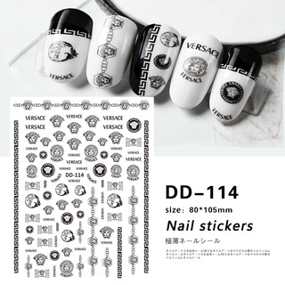 Sticker dán móng thương hiệu mã mới dd114