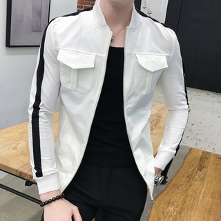 Áo khoác nam phong cách Hàn Quốc form ôm trẻ trung năng động H14