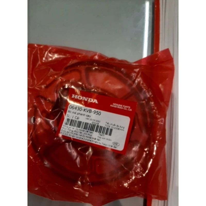 Má phanh sau dành cho xe ga honda chính hiệu Air Blade 110, Air Blade 125, LEAD 110, LEAD 125, SH Mode, PCX, Vision110