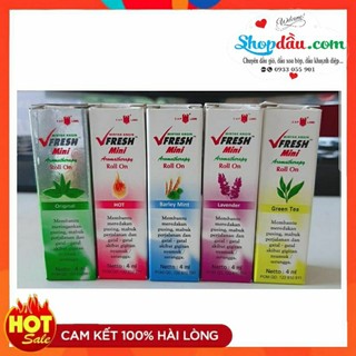 Dầu lăn thảo dược vfresh 4ml