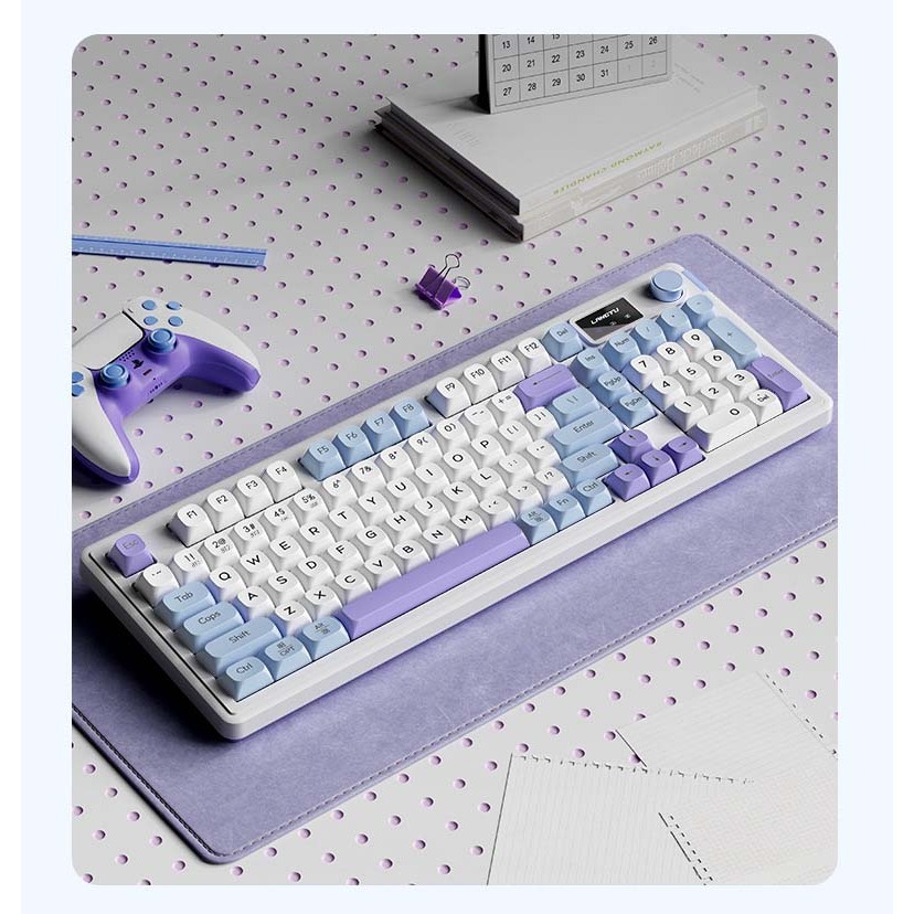 Bàn phím LANGTU L98 bàn phím bluetooth không dây/có dây silent pin sạc Led RGB hỗ trợ window/mac,ios...gaming văn phòng | BigBuy360 - bigbuy360.vn