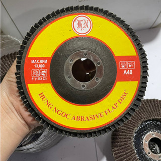Nhám xếp 1 tấc 2 - đĩa nhám mài 125mm-1 lốc 10 cái nhám chuyên mài các sản phẩm inox