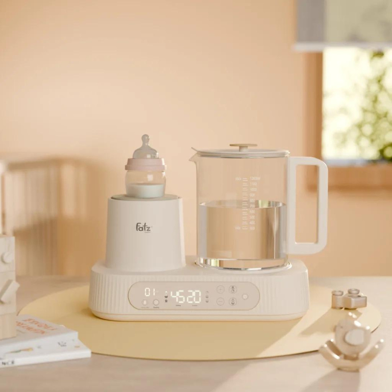 Máy hâm sữa, lắc sữa, đun và hâm nước pha sữa Fatz baby Multimax 9 Plus - Bảo hành 24 tháng