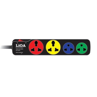 Ổ cắm lioa 4 ổ: 2 ổ đa năng 2 ổ đôi, dây dài 3m/5m