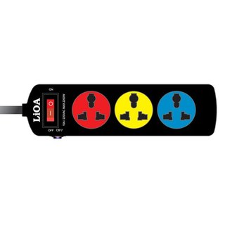 Ổ cắm LiOA 3 ổ Đa năng dây dài 3m/5m (3D32N/3D52N)