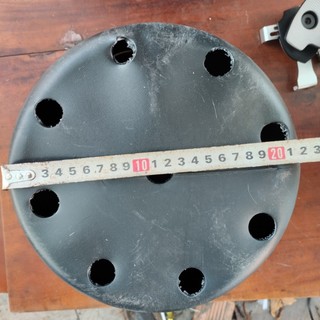 100 cái C11A Chậu nhựa đen