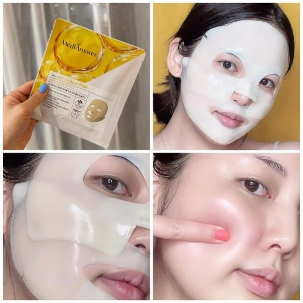 Mặt Nạ Thạch Collagen MediAnswer Vita Collagen Mask Chống Lão Hóa