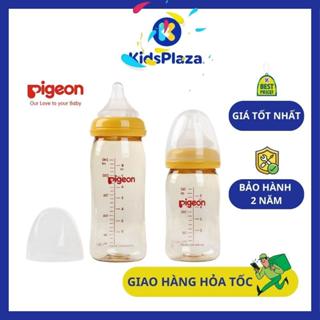 Bình Sữa Pigeon Cổ Rộng Cao Cấp FREESHIP Đủ Size 160ml 240ml HÀNG NHẬP KHẨU