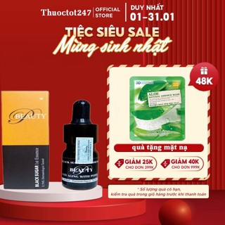  Serum Đường Đen Black Sugar hỗ trợ ngăn ngừa mụn giúp làm sáng da và dưỡng da sáng mịn + quà tặng 