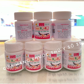 Vitamin Super B15+B12 hủ 50 viên sản phẩm dùng cho gà