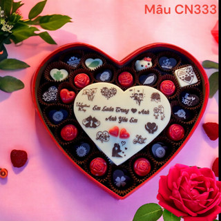 Socola valentine cao cấp, chocolate valentine 2024 (viết chữ theo yêu cầu)
