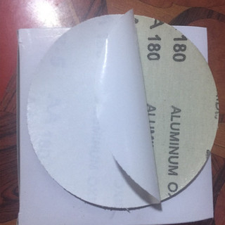 Nhám tròn dán keo decan phi 125mm hộp 100 tờ - 180#-240#