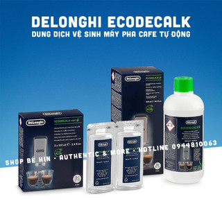 Tẩy cặn máy pha cafe Delonghi EcoDecalk 500ml 200ml 100ml, dung dịch vệ sinh máy pha cà phê tự động