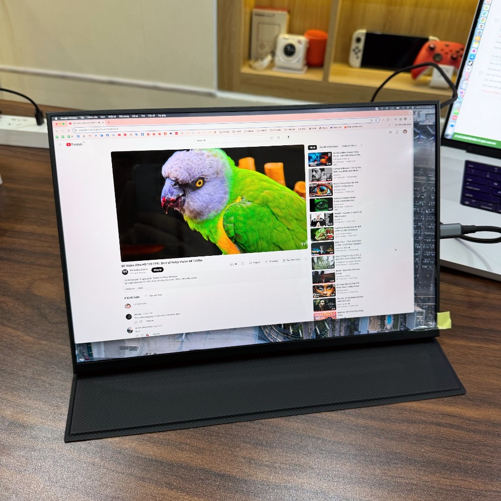 Màn hình di động 14 inch IPS 2.5K TypeC Thunderbolt - Tặng kèm bao da | BigBuy360 - bigbuy360.vn