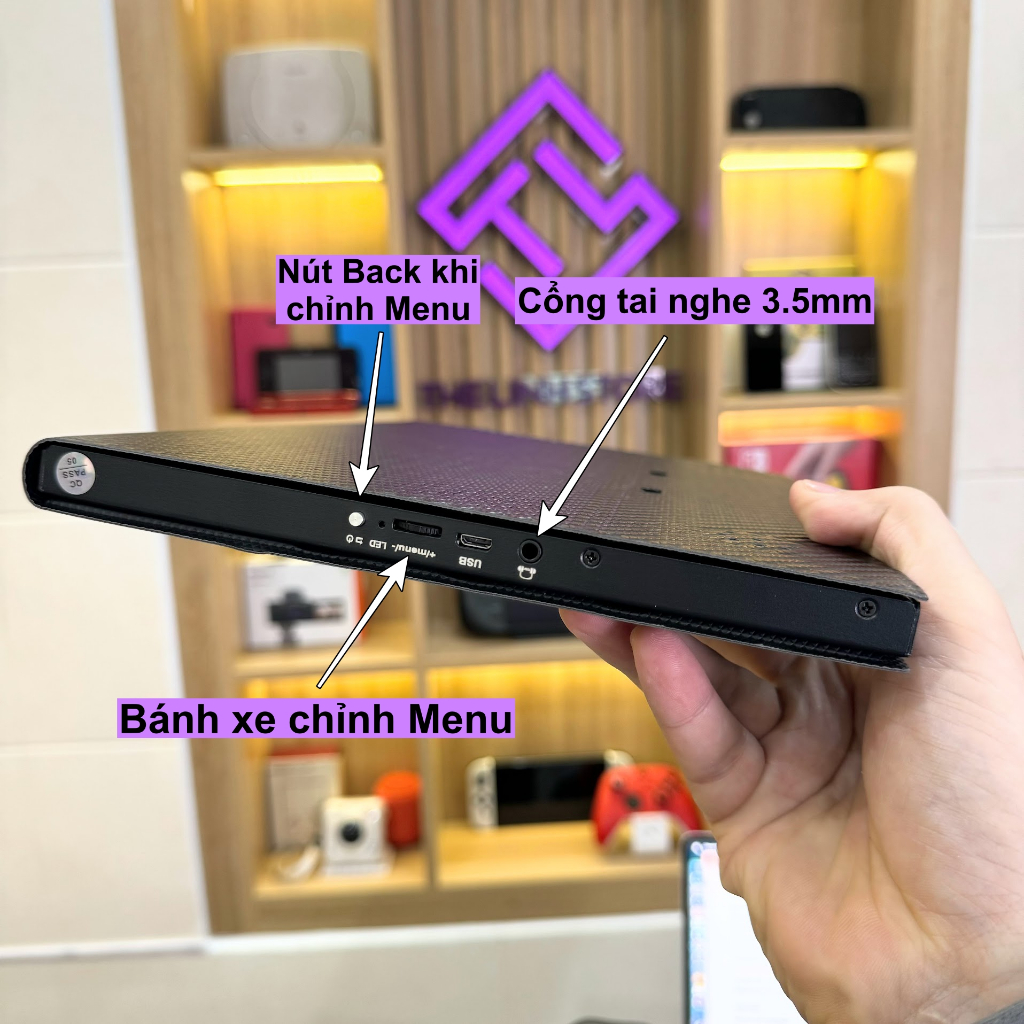 Màn hình di động 14 inch IPS 2.5K TypeC Thunderbolt - Tặng kèm bao da | BigBuy360 - bigbuy360.vn