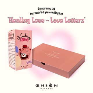 Combo "Healing Love - Love Letters"- Sáng tạo bức tranh tình yêu của riêng bạn, quà tặng cho cặp đôi | Ghiền Mystery