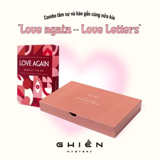 Combo "Love Again - Love Letters"- 50 thông điệp hàn gắn và 20 tâm sự cùng nửa kia của bạn | Ghiền Mystery