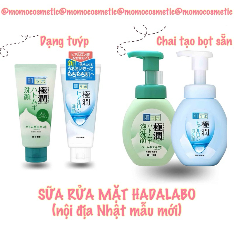 Sữa rửa mặt Hada Labo nội địa Nhật