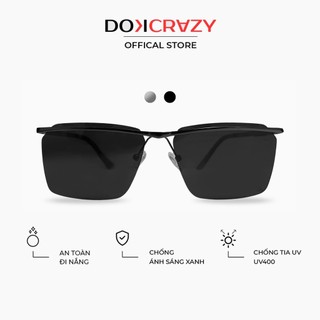 Kính mát thời trang cá tính DOKCRAZY gọng nhỏ dáng chữ nhật chống ánh sáng xanh OXTON