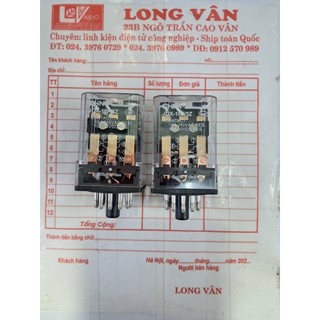 Rơ le chint jqx-10f/3z - 12v,24v ,220v 11 chân 10a