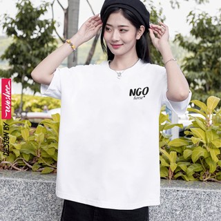Áo thun form rộng nữ WOSHEE áo phông tay lỡ 12 CON GIÁP NGỌ thời trang áo thun nữ đứng form 2 chiều hè áo thun nữ YE007