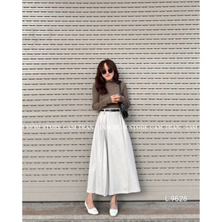 Chân váy dài xoè kèm đai