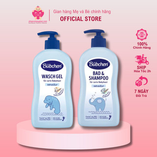 (Mẫu Mới) Sữa tắm gội Wasch Gel/Bad Shampoo Bubchen (400ml) - Đức