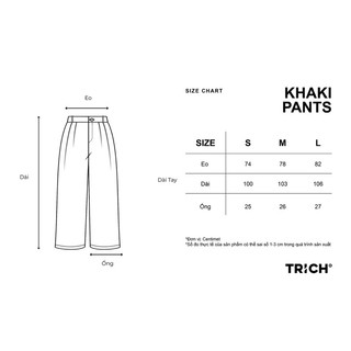 KHAKI PANTS ( QUẦN DÀI TRICH CLUB)