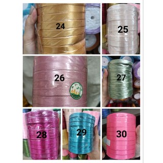 Ruy băng lụa satin 1cm - Cuộn 25 Yards/Cuộn