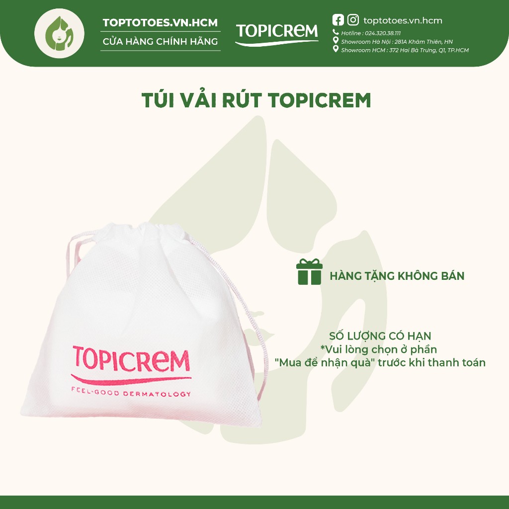 Túi vải rút Topicrem [QUÀ TẶNG KHÔNG BÁN]