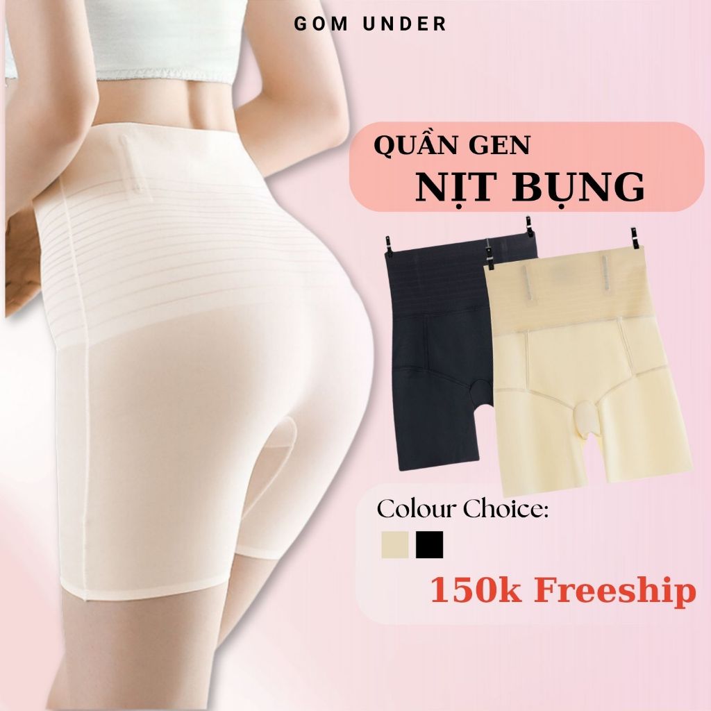 Quần mặc trong váy nịt bụng nâng mông kháng khuẩn định hình eo chống cuộn GOM UNDER - SA-667