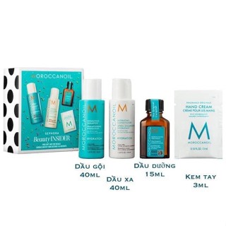 Bill US - Set dưỡng tóc MOROCCANOIL 4 món dầu gội, dầu xả