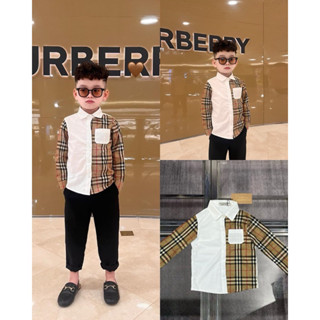 áo kẻ BBR dành cho bé trai, bé gái