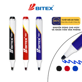 Bút lông bảng Bitex WB01 đầu bút êm trơn, an toàn sức khỏe